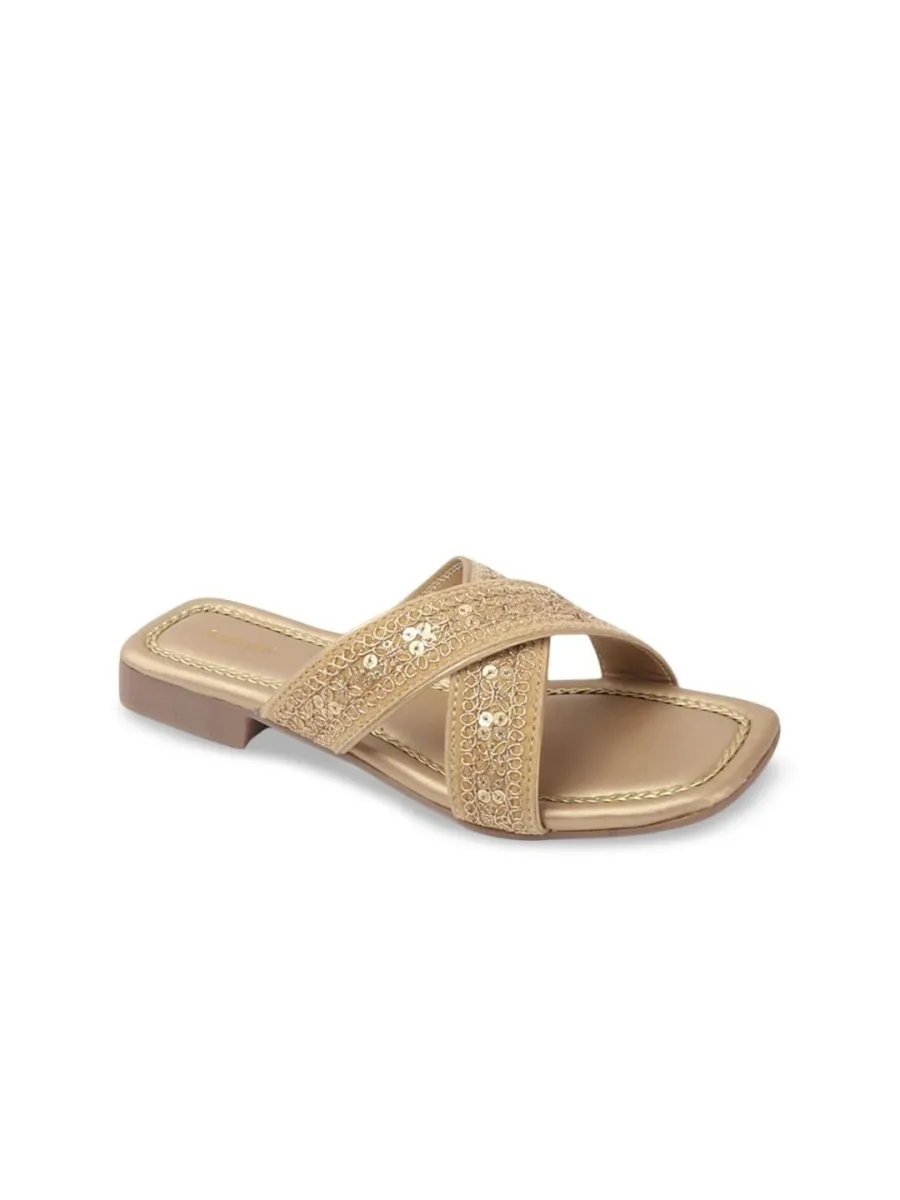 Anouk Women Woven Design Open Toe Flats