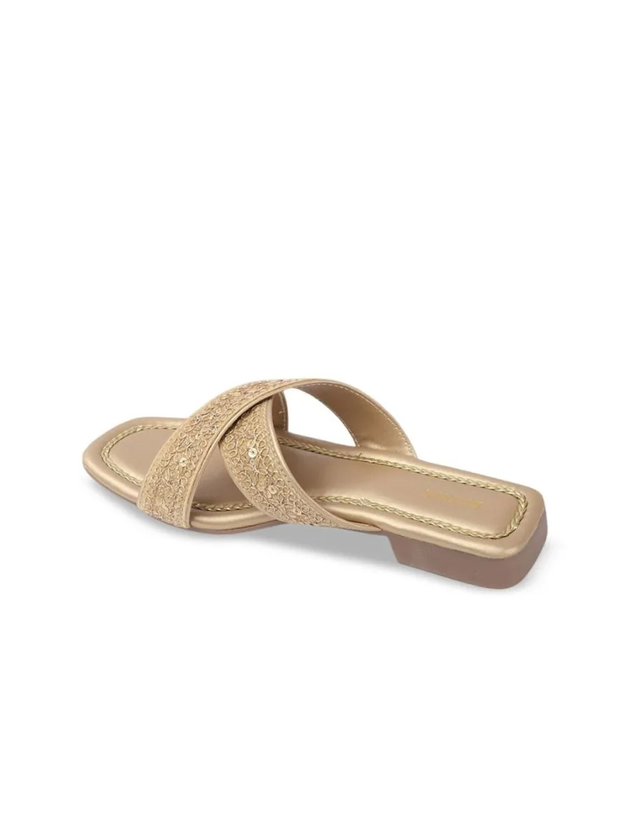 Anouk Women Woven Design Open Toe Flats