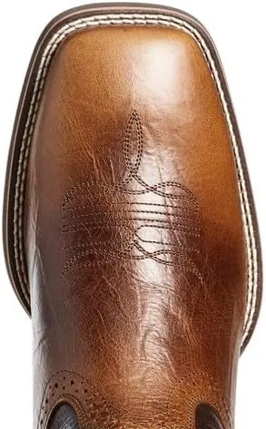 Cowboy Boots Men Boots Casual Work Boots Traditional Embroidered Low Heel Stitching Country Boot Western Boot