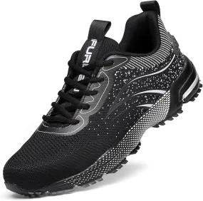 Furuian Steel Toe Shoes for Men Women Lightweight Safety Shoes Comfortable Steel Toe Sneakers Warehouse Industry Work Shoes