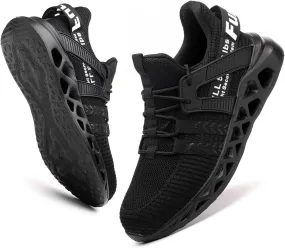 Furuian Steel Toe Sneakers for Men Women Lightweight Safety Shoes Comfortable Puncture Proof Slip On Indestructible Work Shoes