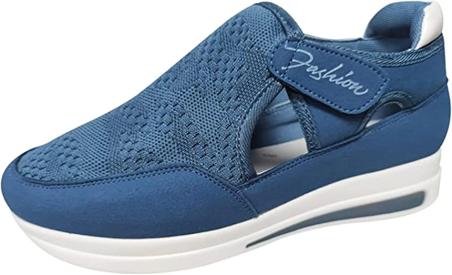 Ladmiple Sneakers For Women Slip On Wide Width Casual Lace Up Walking Shoes Dressy Summer Fashion Platform Flats Loafers