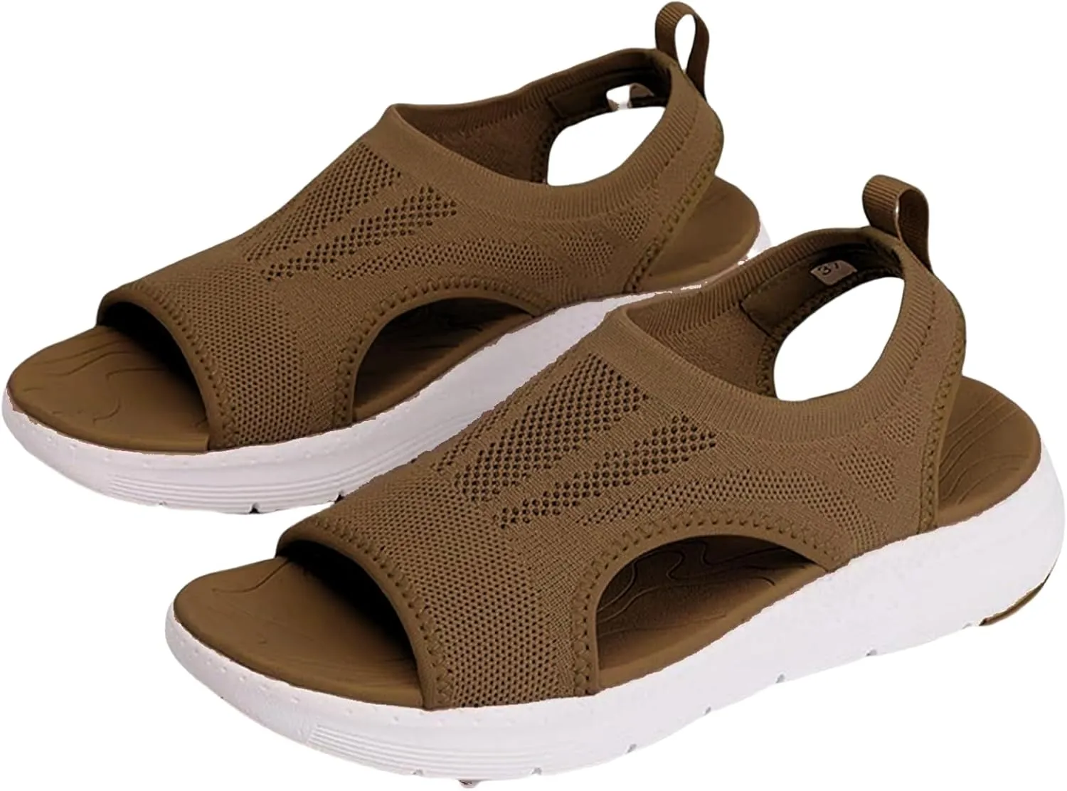 Lausiuoe Womens Sandals Comfortable Dressy Arch Support Casual Summer Orthopedic Correction Slippers Beach Orthotic Shoes