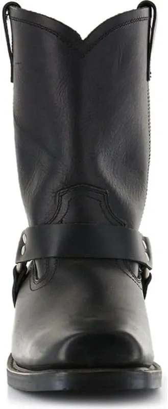 Men's Western Boots Leather Embroidered Cowboy Boots for Men Composite Safety Toe Country Boots Mid Calf Boot Work Boot