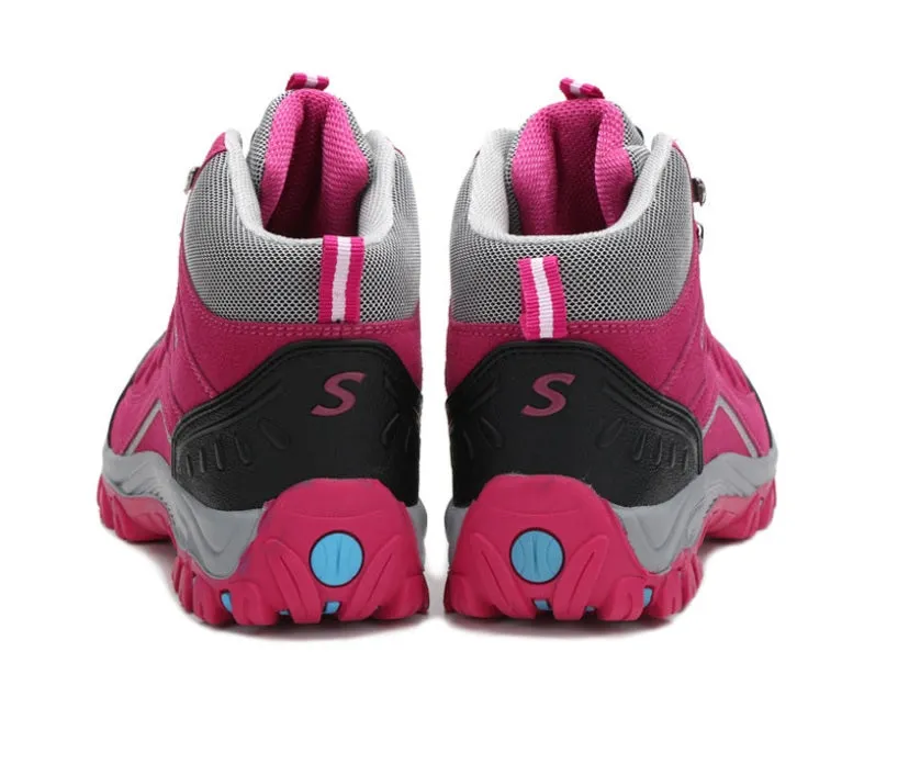 Pink Rock Hiking Boots