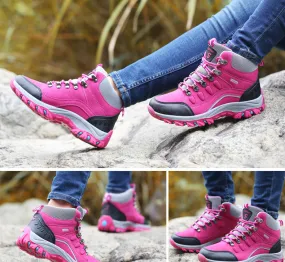 Pink Rock Hiking Boots