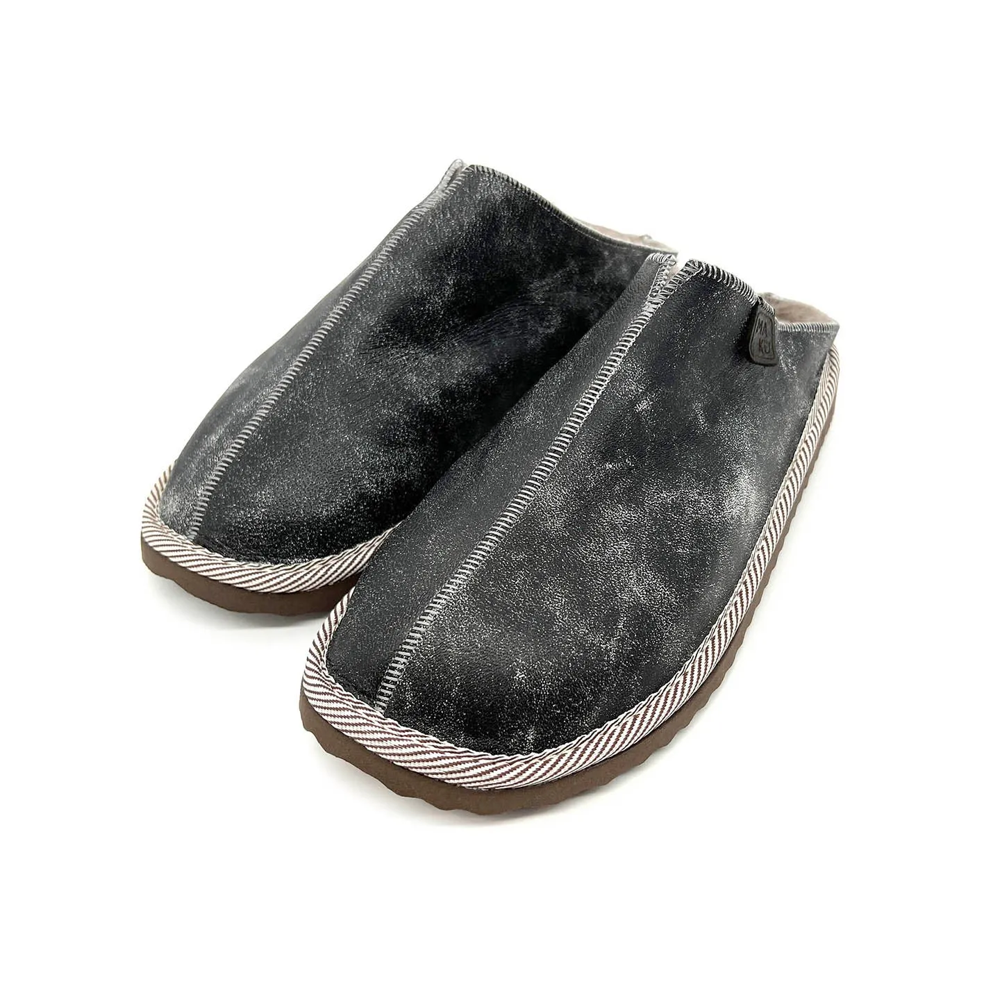 POLIN DARK PEBBLE / Limited edition slippers