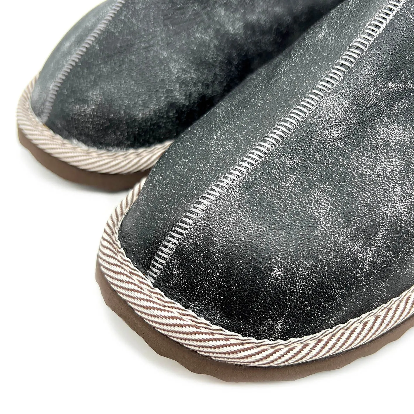 POLIN DARK PEBBLE / Limited edition slippers