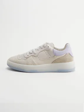 Sneakers con Suola a Contrasto Blu/beige