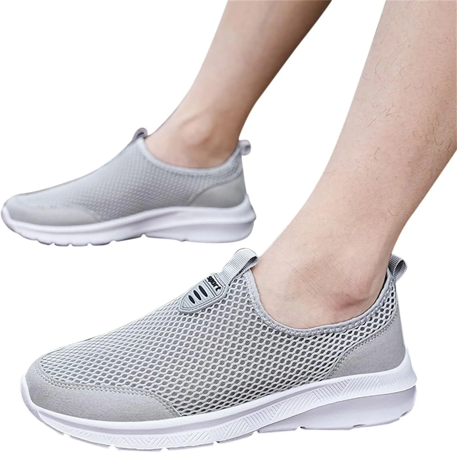 Women's Slip On Sneakers Lightweight Breathable Mens Dress Shoes Winter Men's Casual Dress Shoes Black Platform Sneaker Platform Tennis Shoe Loafers Dress Shoe